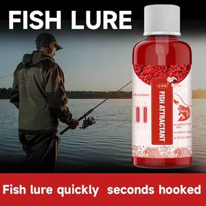 Professional Liquid Fish Bait, Natural Fish Scent, Explosive Fishing Lure for Carp, Bass, Trout, Catfish, Freshwater & Saltwater, Ideal for Beginners & Pros
