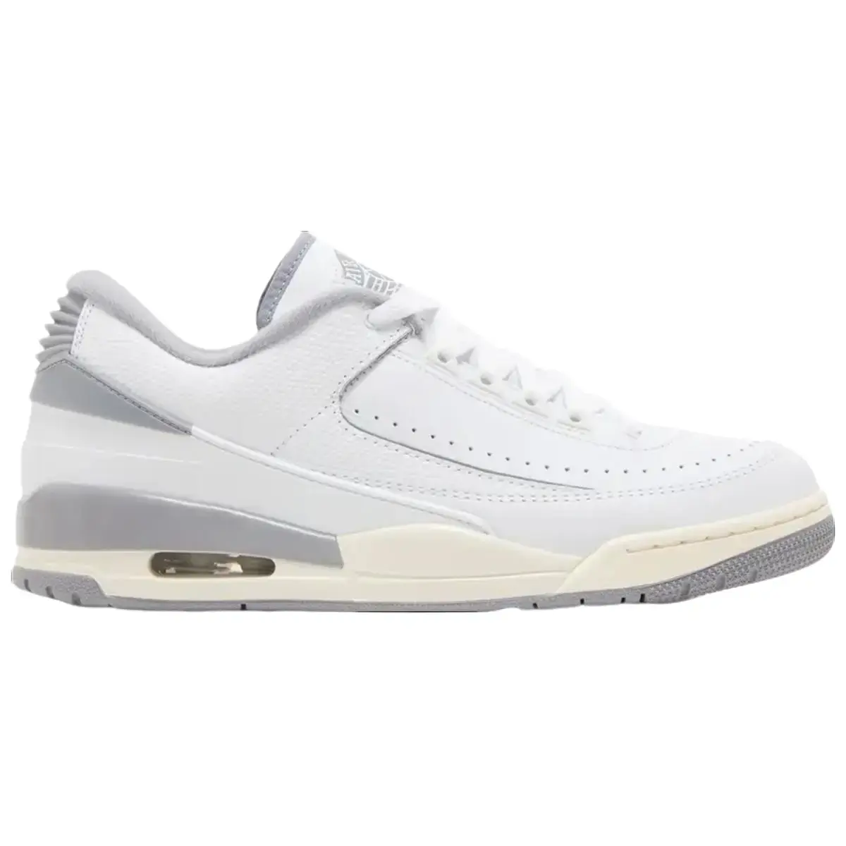 Nike Air Jordan 2/3 White Cement Grey  Mens Fashion Sneakers New