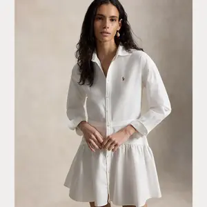 Polo Ralph Lauren - Cotton Oxford Paneled Shirtdress