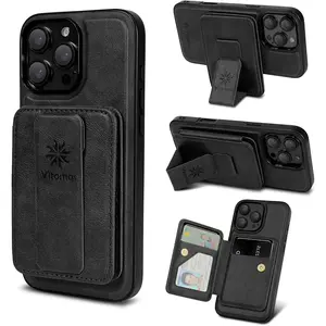 2-in-1 Detachable Wallet Case for iPhone 16 Pro Max Case Wallet with Kickstand