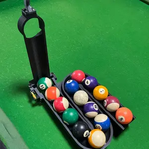 Billiard Ball Positioning Trainer Set, 3D Printed Portable Billiard Ball Rack, Automatic Ball Setter for 15 Balls, Half-Automatic Edge Practice Machine
