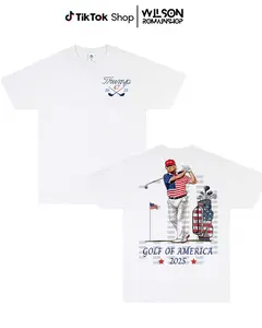 Trump Golf Of America 2025 Shirt For Men - For Women, Trump's Love Of Golf Sweatshirt, Trump Gift Hoodie, Casual Cotton Top