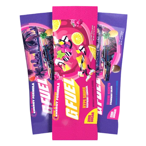 G FUEL Powdered Energy Drink Stick Packs - 3 Pack