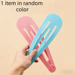 Random Color Fun Large Hair Clip, Cute Aesthetic Button Hairclip, Perfect for Photos, Parties, Trendy Gift for Styling Enthusiasts