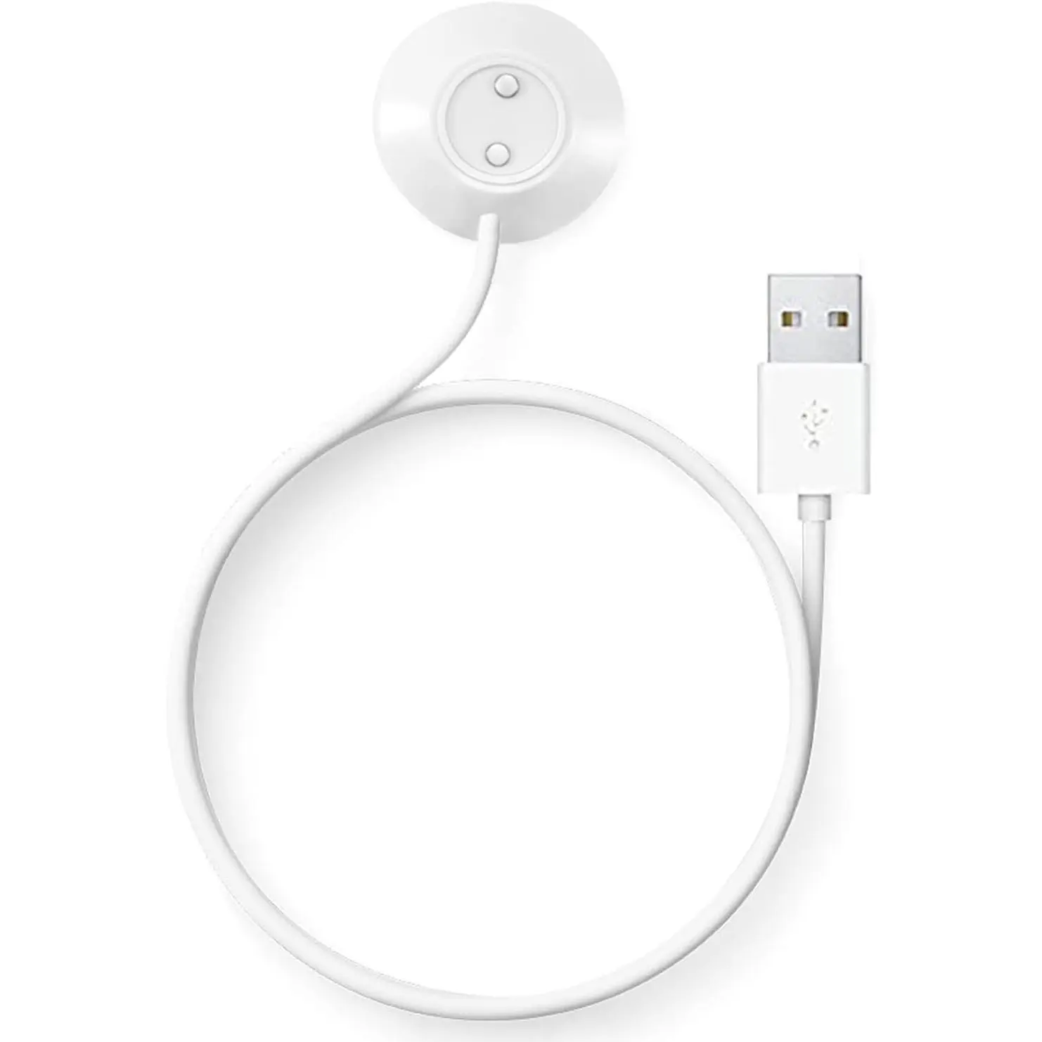 Rose Magnetic Charger Replacement for Rose-Only Smart Devices - Fastcharging USB Cable Standing Dock Station, 1-Pack White Electronic Accessory, 1Pack