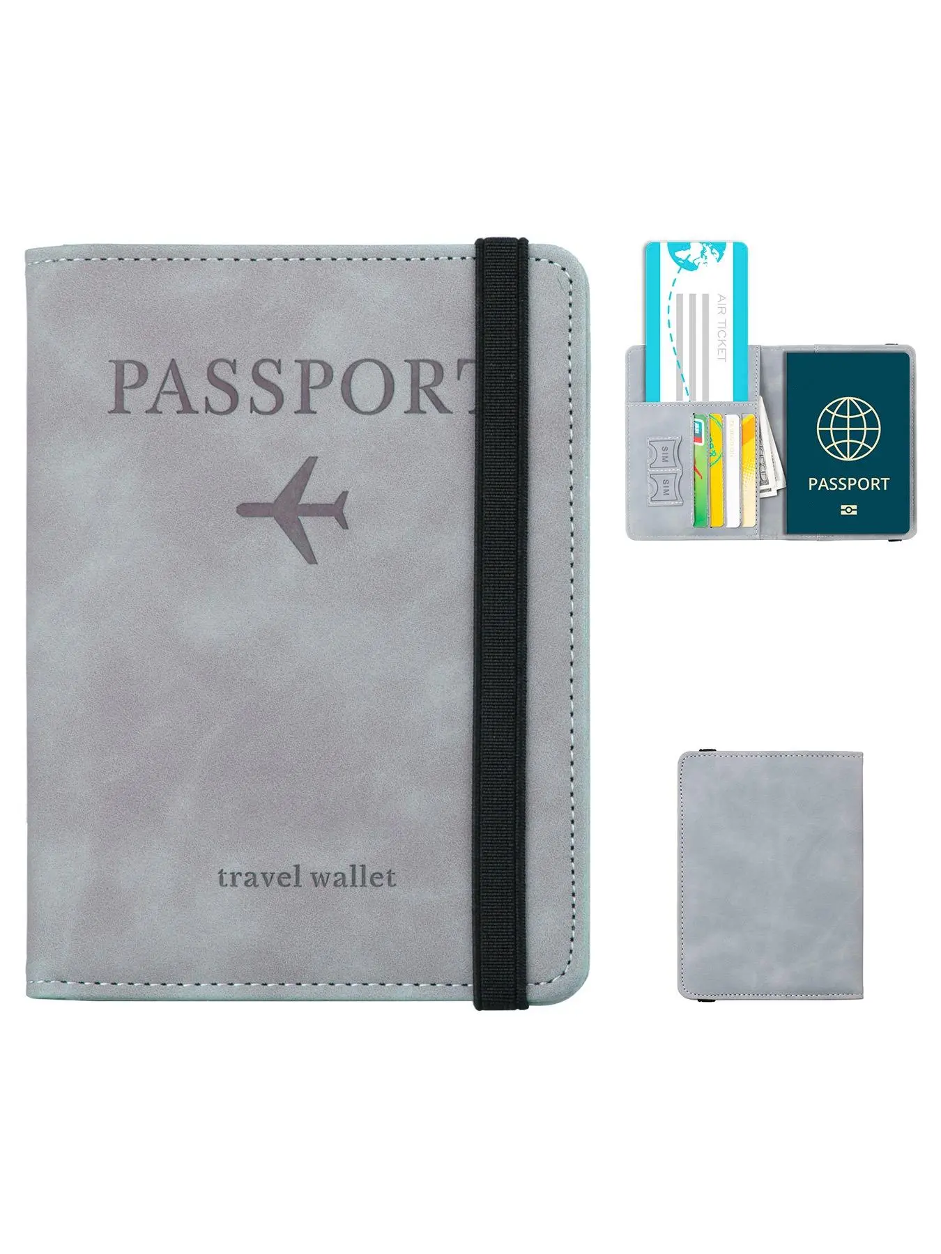 Spring Solid Color Passport Holder Cover, Passport Covers, Travel Document Holder, RFID Blocking Card Case, Travel Accessories for Women & Men, Versatile Travel Accessory, Travel Essentials