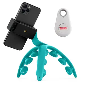 Teal Tenikle Universal Phone Mount Tripod & Shutterbug Bluetooth Remote Bundle - TikTok Creator's Edition (As Seen On Shark Tank) Portable Selfie