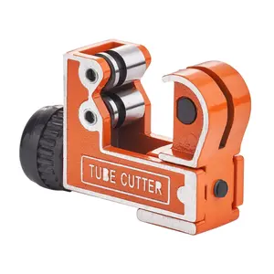 Mini Tubing Cutter For 1/8 Inch To 1-1/8 Inch O.D. Copper Pipe Cutter, Heavy Duty Compact Tube Cutting Tool With High Speed SKD Blade For Copper Aluminum Galvanized, Plastic Pipes, Ideal For Plumbing Projects And Home Maintenance