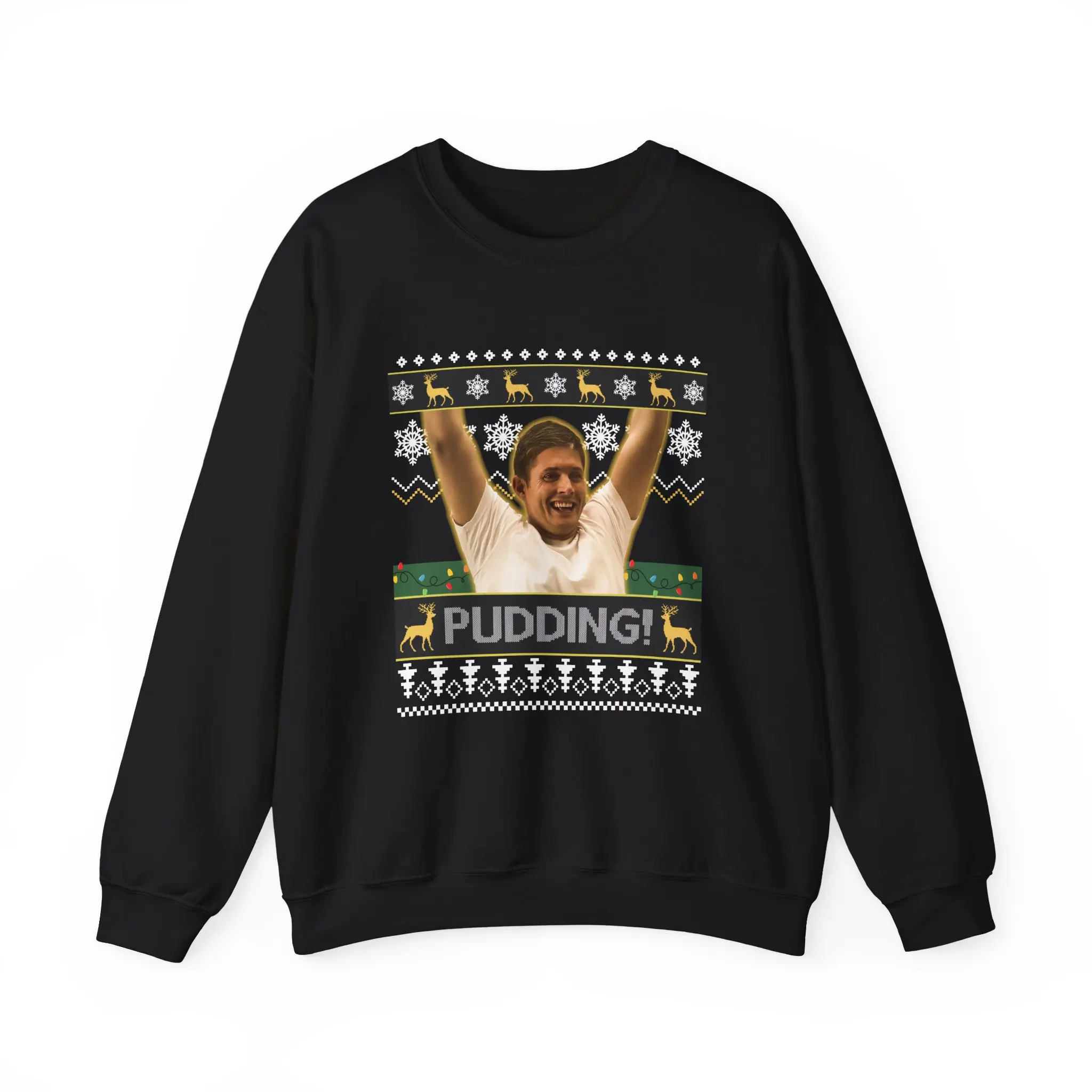 Pudding Ugly Christmas Sweater Funny Xmas Sweatshirt,  Shirt Menswear Hoodie T-Shirt