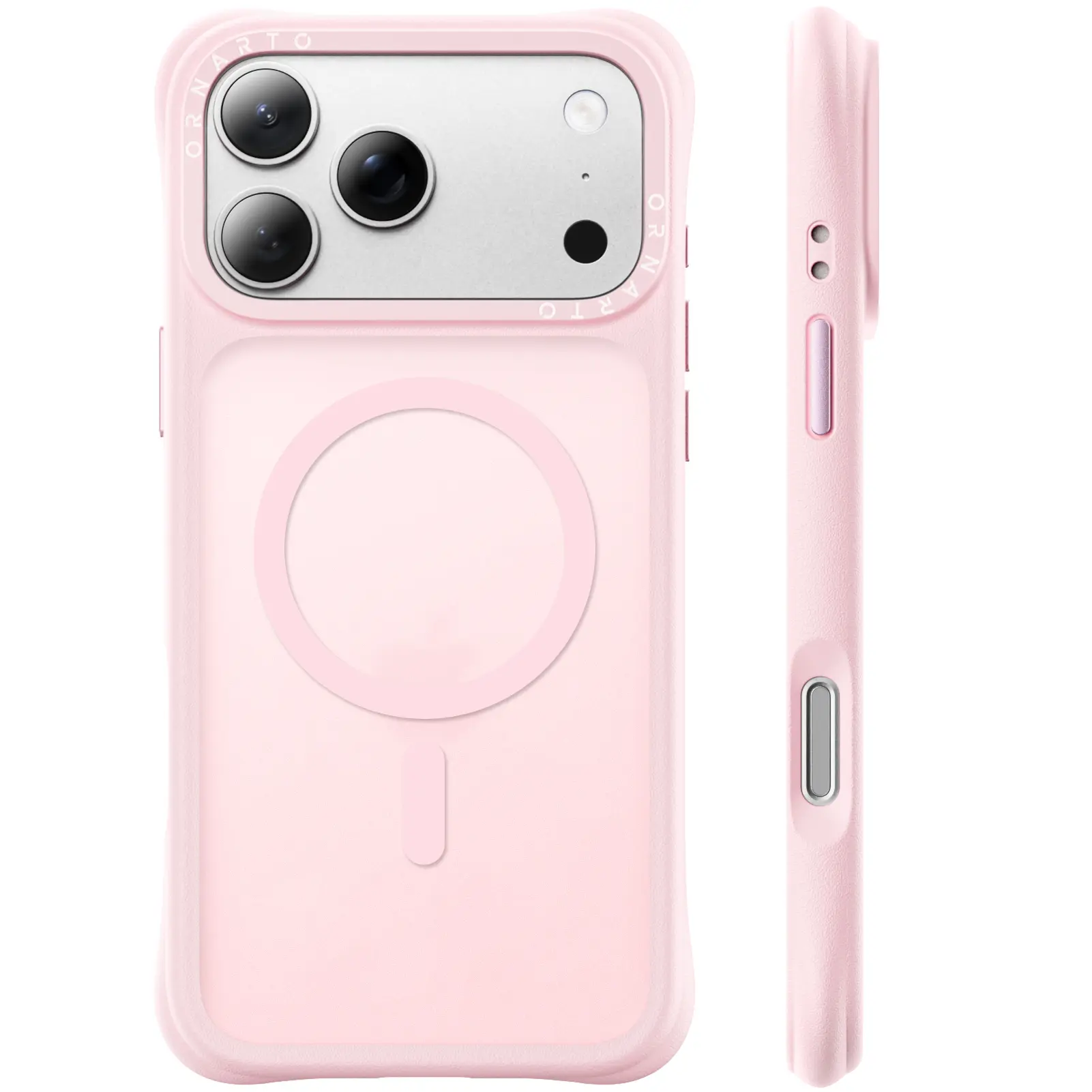 ORNARTO Airbuffer MagSafe Protective Phone Case & Casing for iPhone 17, 16, 15 Series, Military-Grade Protector, Strong Magnet, Airbag Shockproof, Scratch-Resistant, Translucent Summervibes Mobile Accessory