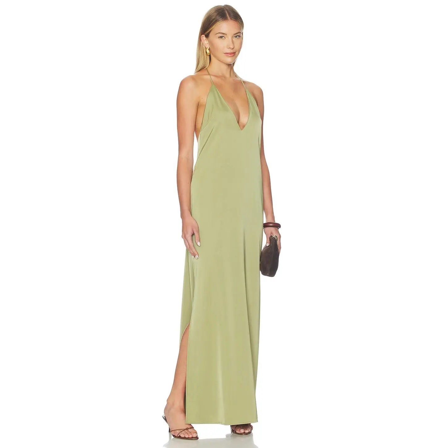 ALL THE WAYS Alexis Maxi Dress in Green