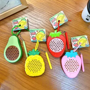 Magnatab Mini Magnetic Drawing Board Keychain, Stress Relief Fidget Toy & Cute Backpack Charm, Erasable Fruit Cactus Avocado Lightning Bolt Shapes