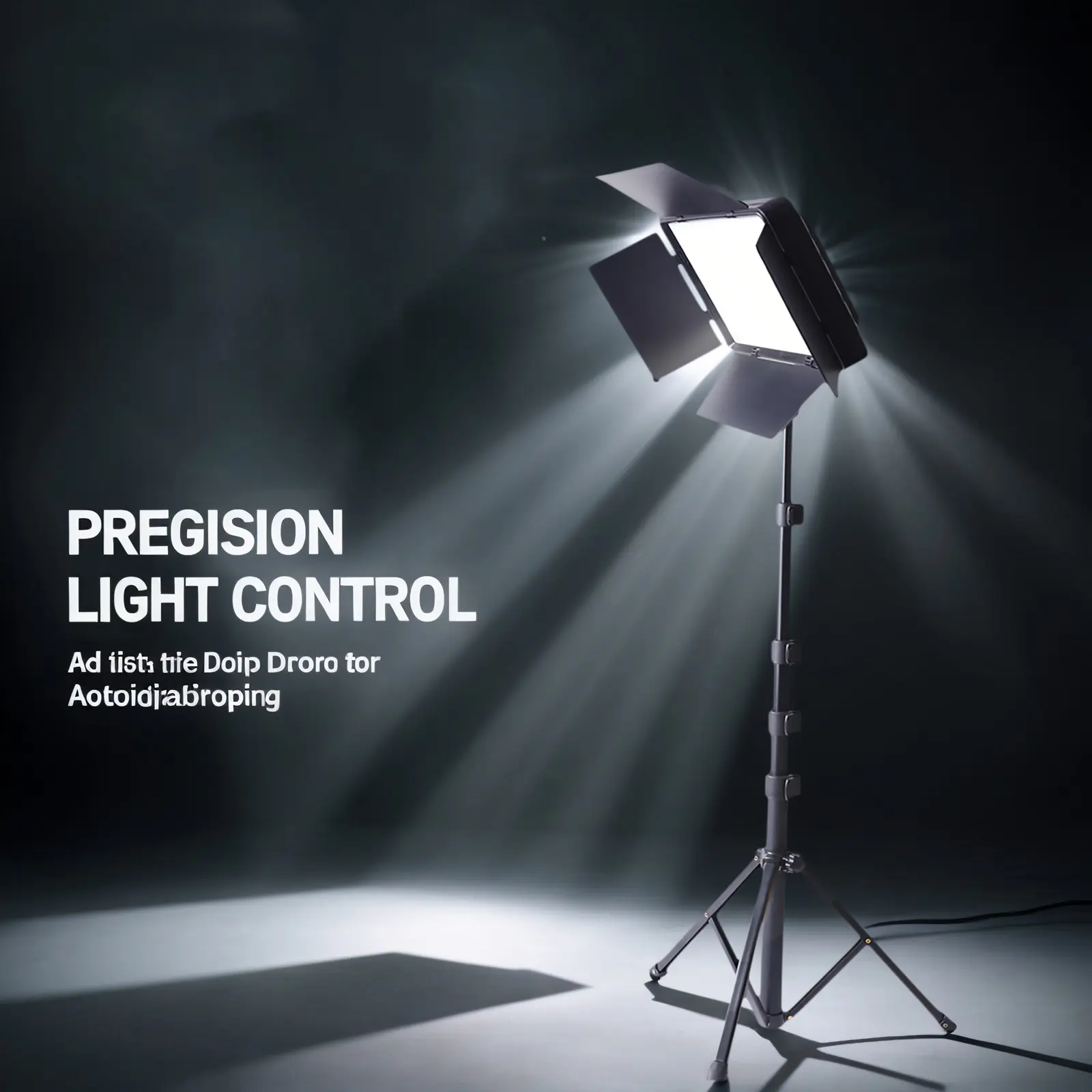 10 in Square LED Panel Lights Kit Pack, 63 in Tripod Stand, 3-Color Dimmable USB-Powered Fill Light, 4 Plastic Baffles, Knob Control, Portable Indoor Video Photography Kit (1PACK)#tiktokshopbacktoschool