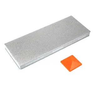 SHARPAL Large 8" x 3" Dual-Grit Diamond Sharpening Stone –Monocrystalline Diamond Whetstone, Professional Knife Sharpener with Anti-Slip Pad and Angle Guide