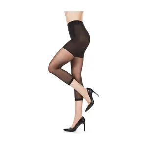 Memoi Sheer Footless Capri Shaper Tights
