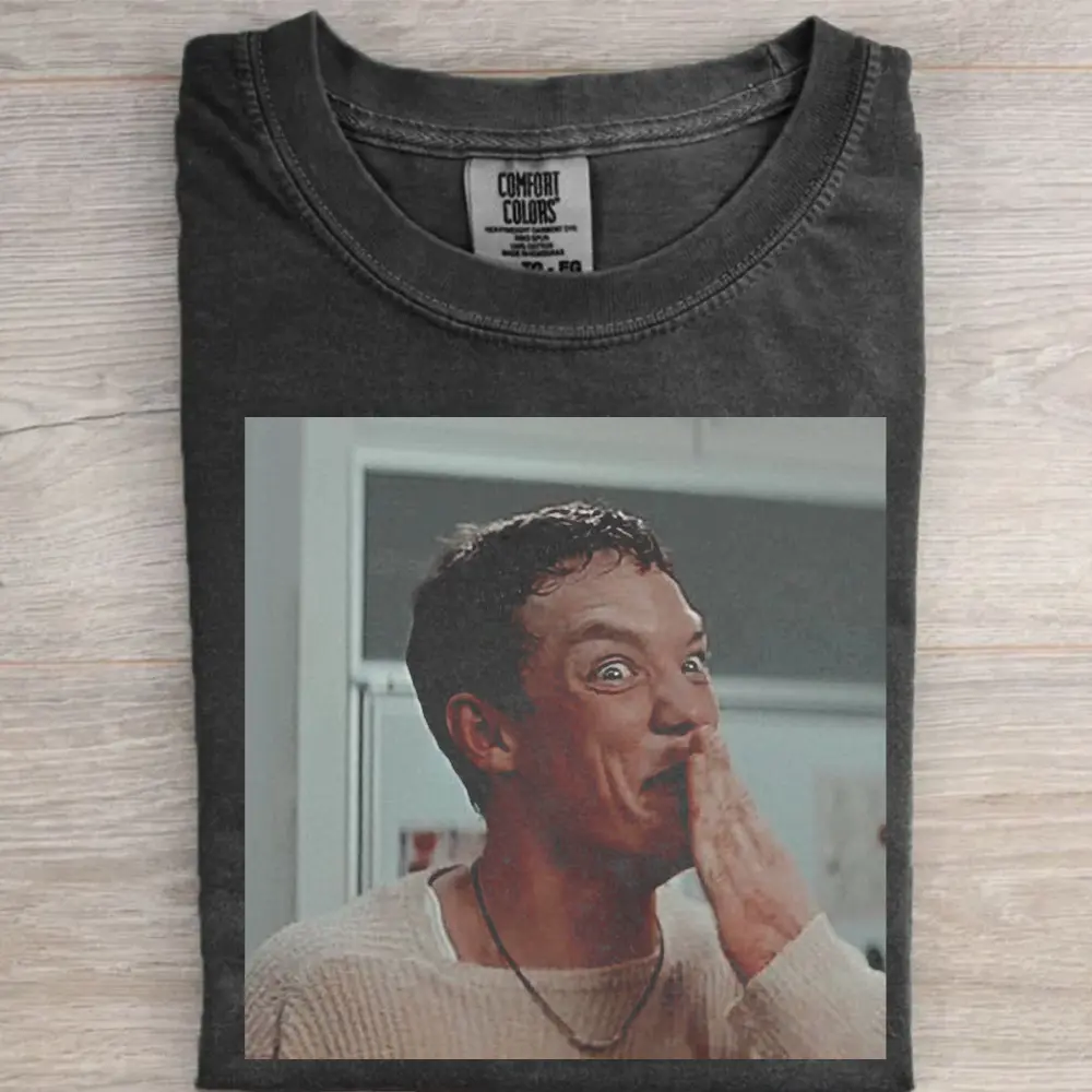 Billy Loomis Portrait Graphic Tee, 90s Horror Film Shirt, Vintage Slasher Aesthetic T-Shirt