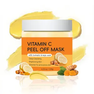 Turmeric KojicAcid Mud Mask - Deep Cleaning, Oil Control and Acne Removal, Soothing and Repairing, pore care, Strong Blackhead Absorption