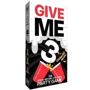 GIVE ME 3 Drinking - The Speak-Before-You-Think Drinking Game