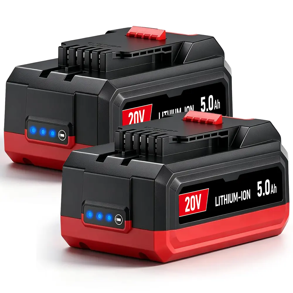 2Packs Replacement for Bauer 20V Battery 1701C-B, 1702C-B, 1907C-B, 2108C-B, 2109C-B, 5.0Ah Compatible with Bauer Battery Power Tools