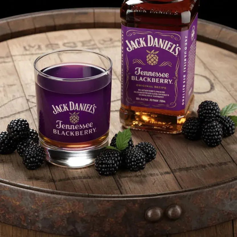 Jack Daniel’s Blackberry Rocks Glass