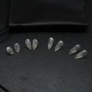 Halloween Vampire Fangs Set, 13-19mm Resin Cosplay Teeth, Perfect for Halloween Parties, Transform Into a Nighttime Blood Dracula!