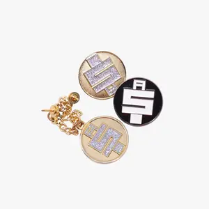 Crypto Graphic Coin Pin