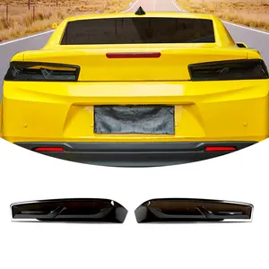 For 2016-2018 Chevy Camaro Rear Tail Light Lamp Cover Guard Trim Car Exterior Auto Accessories High-Quality UV Resistant Polyurethane Gloss Coating Easy DIY Installation