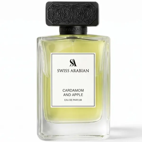 Swiss Arabian Cardamom and Apple - Eau de Parfum- 3.4 oz  - Long-Lasting Arabic Perfume for Men - Oriental, Spicy Fragrances