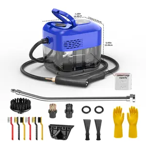 Multi functional handheld steam cleaner for household use, with a large capacity water tank and multiple adjustable gears, suitable for kitchen fumes, car seat cushions, floors, and tables. It is versatile and can clean the entire house