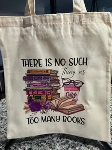Too Many Books Tote