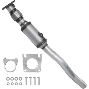 VEVOR Catalytic Converter, Compatible with Chrysler 200 Sebring/Dodge Avenger Caliber Journey/Jeep Compass Patriot, 2.4L L4, Front, Replacement OE 54735, High Flow for Purifying Vehicle Exhaust Gases