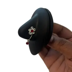 FLOWER Nose Cuff Non-Piercing Jewelry in Silver Gold Copper & Bronze Tarnish Resistant Wire Fashion AccessoryLove