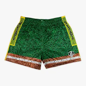 BASEBALL LIFESTYLE 101 Backyard To Big League Shorts - Green - Youth & Adult Sizes