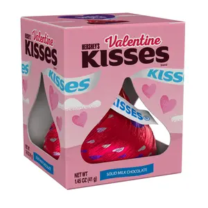 Hershey's Valentine's Kisses Solid Milk Chocolate Gift Box 1.45 oz Limited Edition Sweet Treats & Snacks Hershey's Valentine's Kisses Solid Milk Chocolate Gift Box 1.45 oz Limited Edition Sweet Treats & Snacks