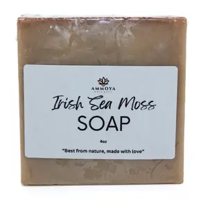 Sea Moss Soap Bar Face and Body Cleansing Bar Body Care Body Wash Skin Care Skin Repair Moisturize Daily Gentle Cleanser Hydrating Moisturizing