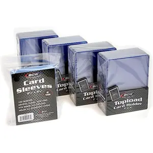 BCW 100 Standard Card Sleeves & Top loaders