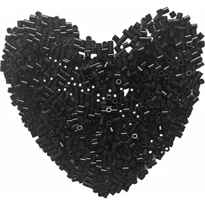 1000Pcs Fuse Beads - 5mm Black Melting Beads for Crafts, Bead Bulk Refill.