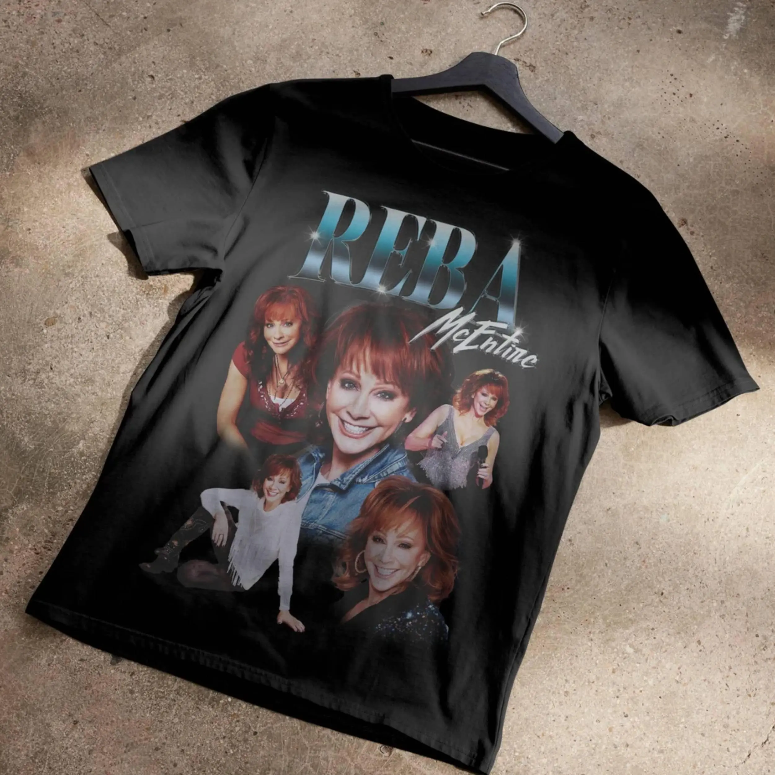 Retro Reba McEntire Graphic T-Shirt – Western Style Music Fan Tee – HGB17705