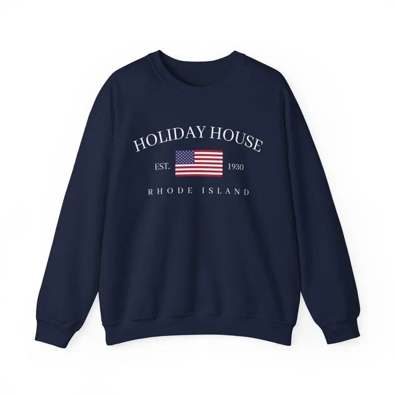 Holiday House The Last Great American Dynasty Crewneck, Inspired Folklore Rhode Island Sweatshirt, Folklore Gifts for Fans