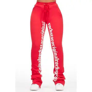Blakely Red Super Stacked Pant