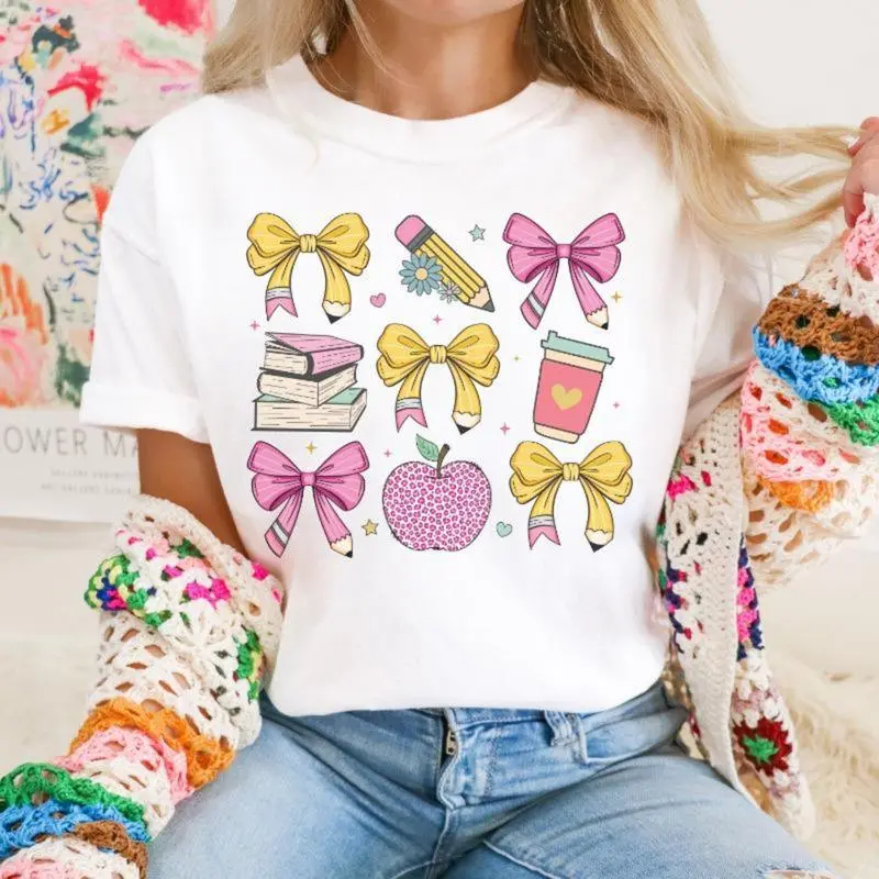 Teacher Shirt, s Teacher Tee, Back to School, Cute Teacher Gift, 1st Day of School, Teacher Appreciation, New Teacher Smooth Fabric graphic t-shirts