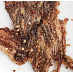 Sweet Spicy Smoky Salty Beef Jerky  100% GrassFed Brisket, Thin Crispy Fatty, GlutenFree  Addicting (2oz)