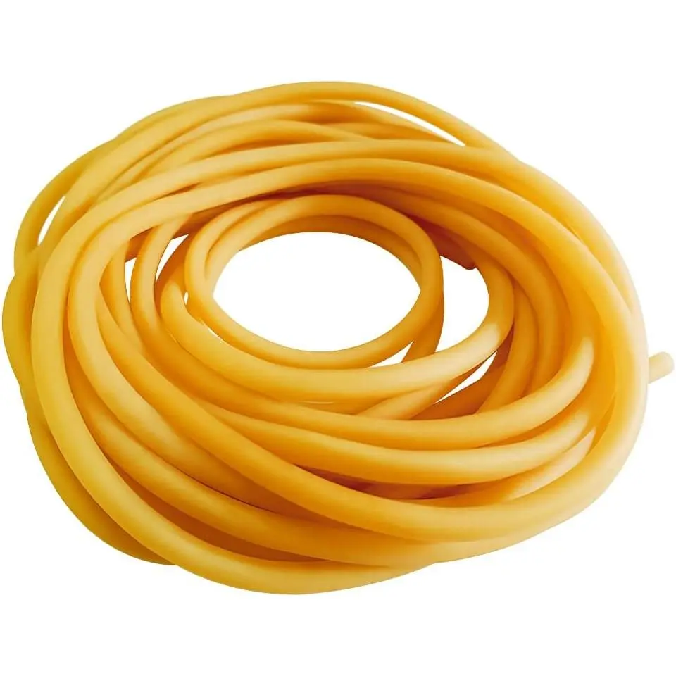 Latex Rubber Tubing, 4mm(5/32") ID x 6mm(1/4") OD 3 Meter Surgical Tubing for Home  Laboratory Speargun Band Slingshot Catapult Hose Tube Yifanyou Sports