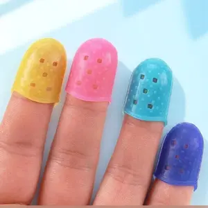 50pcs Breathable Anti-Slip Silicone Guitar Finger Picks, Professional Guard Fingers, Sweat-Resistant, Comfort Fit, Music Instrument Accessories, Guitar Chord Presser