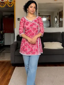 Chaubandi Kurti - Women's Traditional Basic Top, Lady's Everyday Fabric Wear (For Kids & Girls)