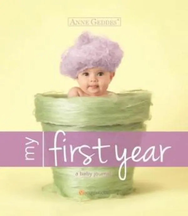 USED Book - Anne Geddes My First Year: A Baby Journal by Anne Geddes (Hardcover) - english