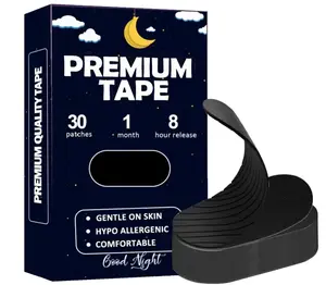 30 Pack Upgraded Ultra Breathable Mouth Tape - Mouth Tape for sleeping-Super Breathable - Gentle - Comfort -Enhanced Adhesion Sports Accessories- Hypoallergenic sport accessory skincare strip