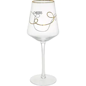 Cheers Swirls 17 oz Wine Glass