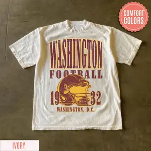 Washington Football Vintage T-Shirt, Washington Crewneck Commander Shirt, Washington Fan Gift, Washington Shirt FSM27, Graphic Tee Top Menswear Streetwear