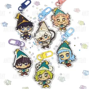 Witch Hat Atelier Keychain! Coco, Tetia, Richeh, Agott, Qifrey and Olruggio ,  Perfect Gift for Fans & Collectors